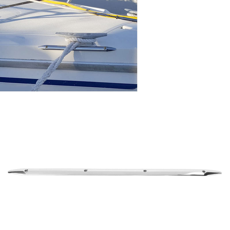 Rub Strake, Akozon 457.2x19mm/18x0.75in 316 Stainless Steel Marine Rub Strakes Line Rub Strakes for Marine Boat Yacht RV