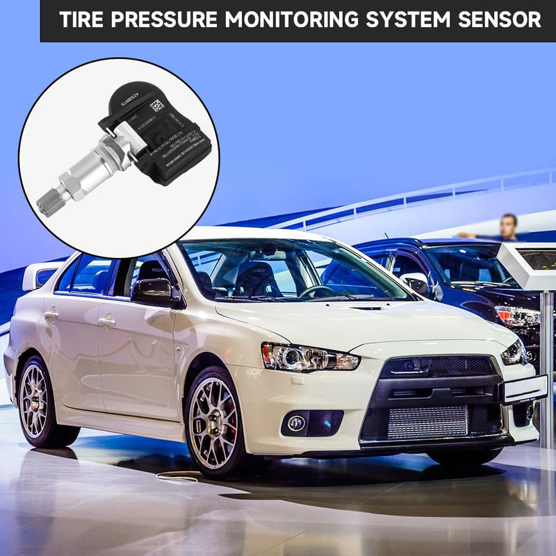 315MHz TPMS Sensor, Tire Pressure Monitoring System Sensor - Compatible for Mitsubishi Outlander, Lancer, i-MiEV, Outlander Sport - Replace Part 4250B975 Set of 4