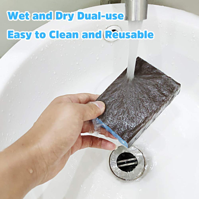 Onarway Sanding Blocks 6 Pack Wet and Dry Dual-use Sanding Sponges, Coarse and Fine - 60/80/100/120/180/220 Grits 6 Different Specifications, Washable and Reusable, Ideal for Wood Metal Wall Polish Kit-6PCS