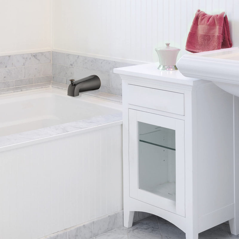 Design House Bathtub Diverter Spout, 1/2-in. Slip-Fit, Oil-Rubbed Bronze, 5.34 in. L x 2.5 in. W x 2.8 in. H, 522938 Oil Rubbed Bronze 5 inches Slip On