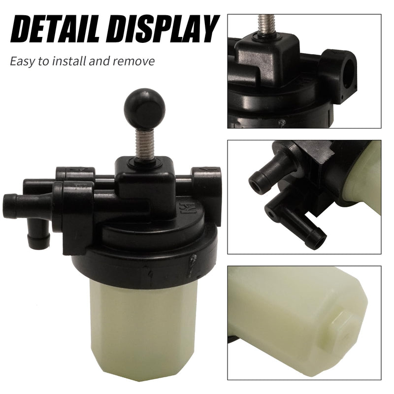 35-889527A07 Fuel Filter Kit, Compatible with Mercury Mariner Outboard Motor 8HP 9.9HP 10HP-50HP, Replaces 8M0111436 87946A13 87946A15