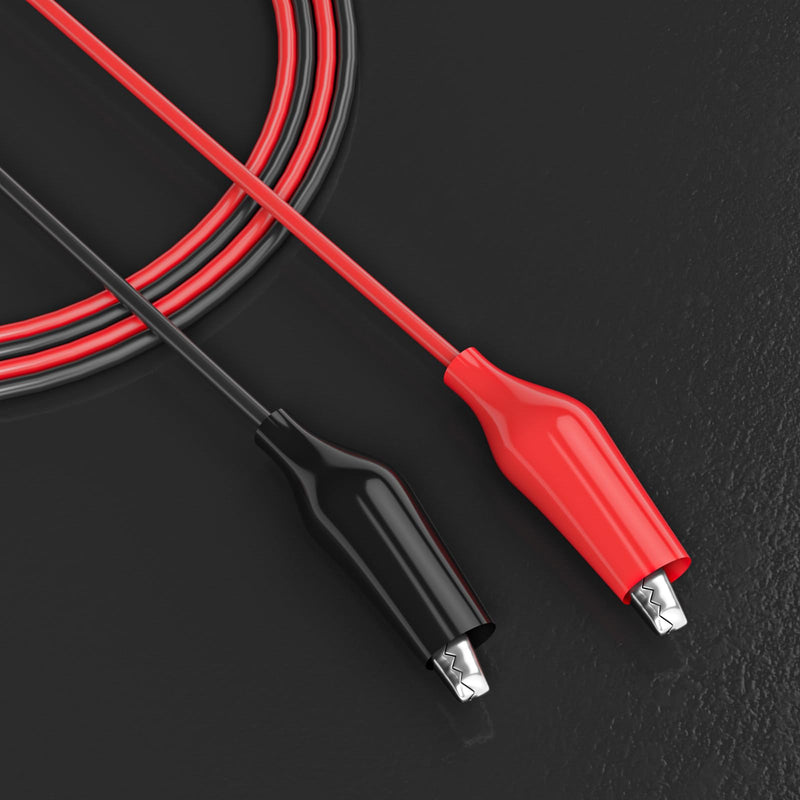 Goupchn 10PCS Alligator Clips Electrical Test Leads Dual Ended Crocodile Clips Jumper Wires for Circuit Connection Electrical Testing Red&Black Red+Black