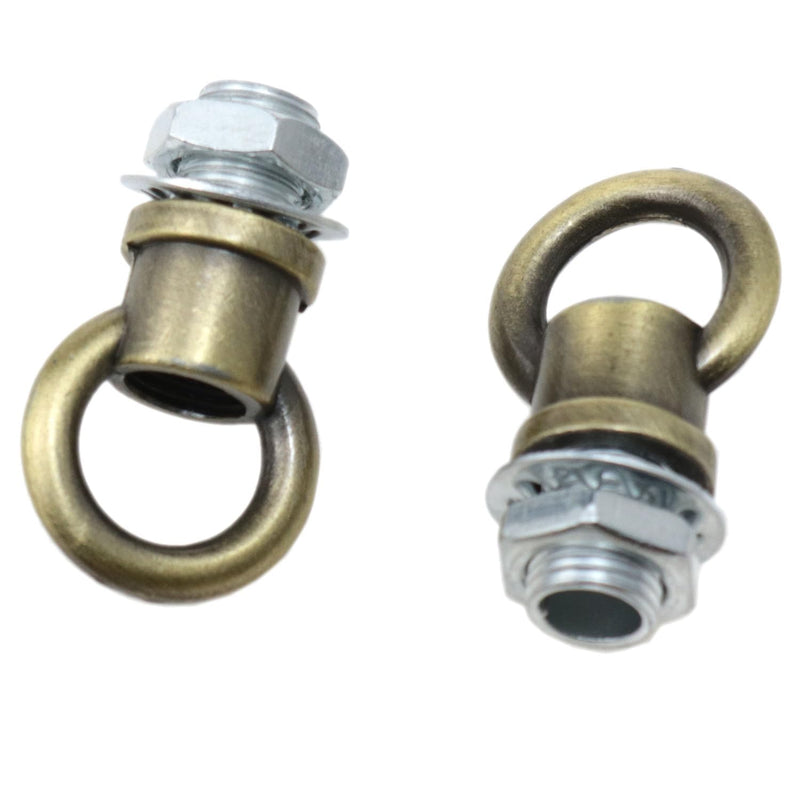 yukata Ring nut Ring nut Eye nut lamp nut lamp nut lamp Hook,M10 Thread Bronze Ring Hanging lamp 4 Set