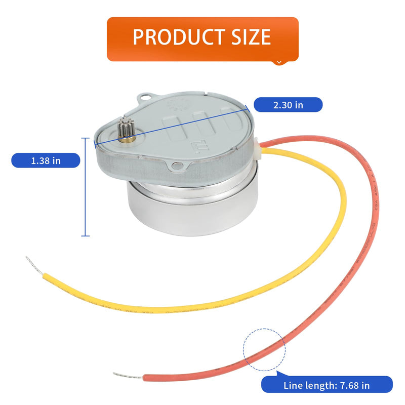 Honey-Well 802360JA Motor Compatible with V8043 or V8044 Zone Valves, 24V 50/60Hz 5RPM 1