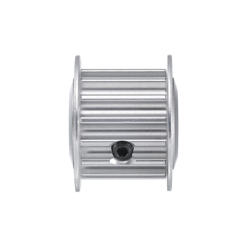 uxcell 5M-18T-1/2B Timing Belt Pulley 1/2" Bore, 18 Teeth Aluminum Alloy Synchronous Wheel, Pitch 5mm Tooth for 15mm Width Belt