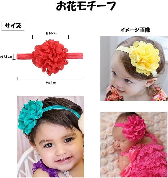 QT-147 Children's Baby Western Dress Formal Accessory Hair Ornament Hair Band Set (Light Purple) - NewNest Australia