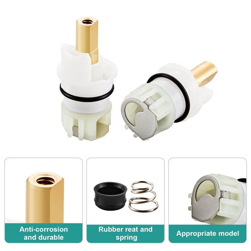 RP25513 faucet stem assembly Replacement Kit for two handle faucet repair kit with Cartridge RP4993 Seats Springs, 2 Pack