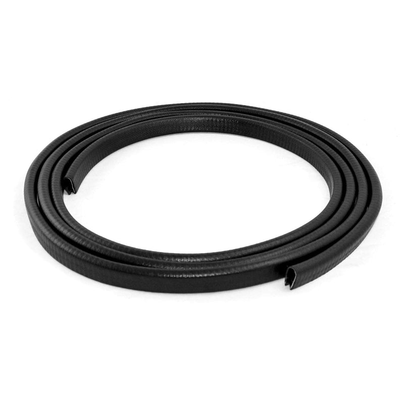 QWORK Black Edge Trim Large,1/4" Fits Edge (10 Feet Length) 10 feet