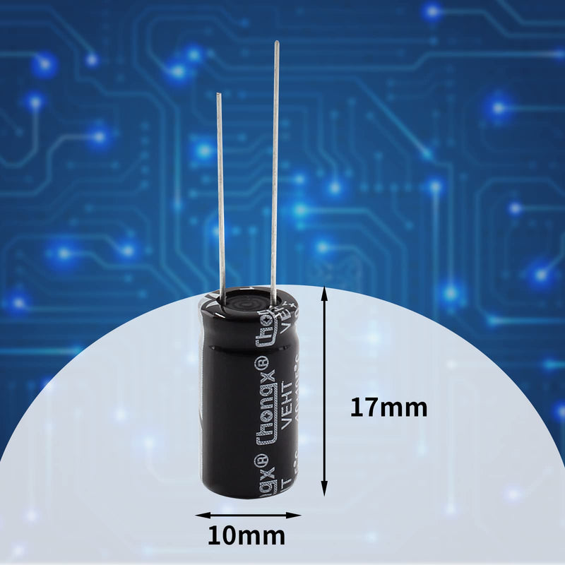 10 PC 25v 1000uf Capacitor, Aluminum Radial Electrolytic Capacitors for TV, LCD, Radio, Microwave, Game (10 x17mm) 25V 1000UF,10PC - NewNest Australia