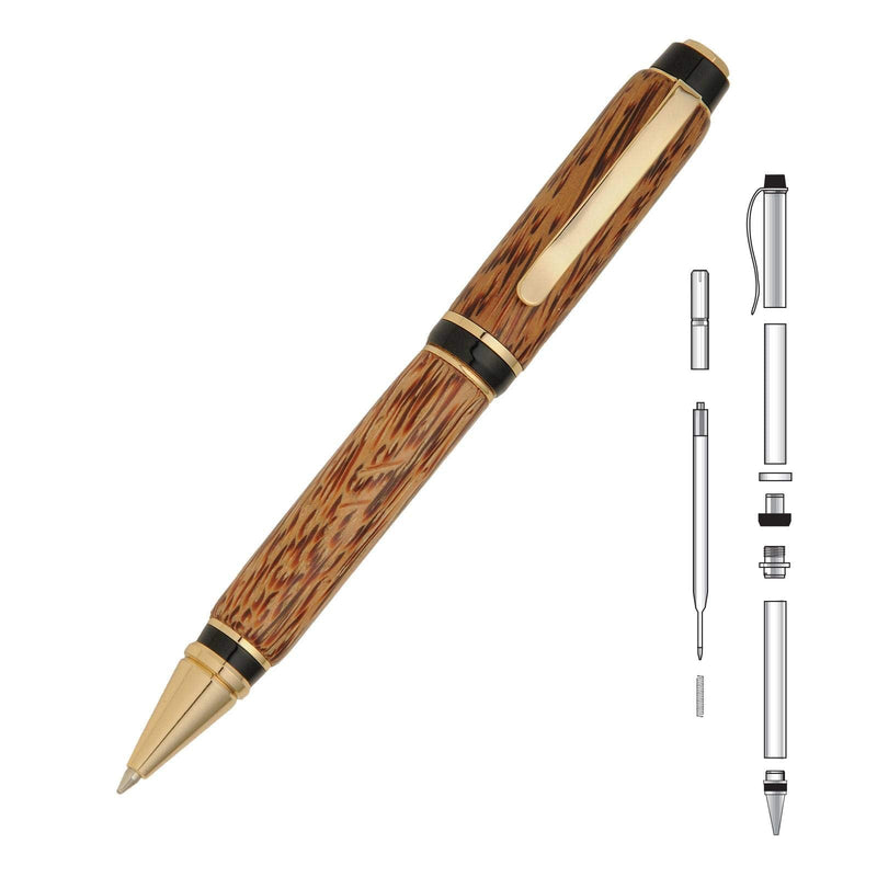 Penn State Industries PKBIGSS2 Big Ben Cigar Twist Ballpoint Pen Kit Starter Package Woodturning Project - NewNest Australia