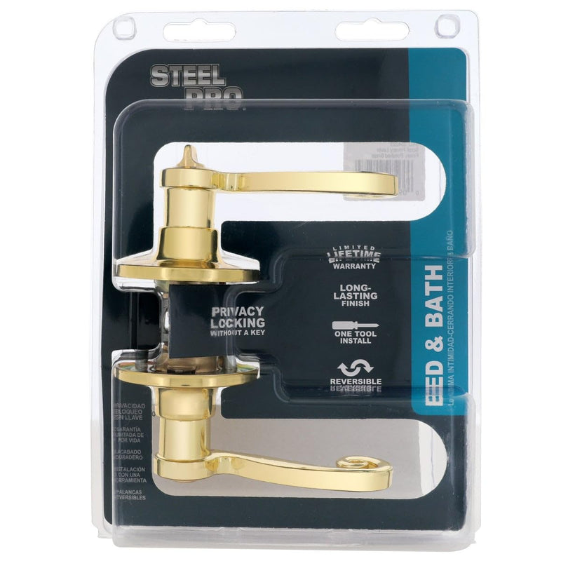 Do it Best Global Sourcing - Locksets - Steel Pro Scroll Privacy Lever Lockset