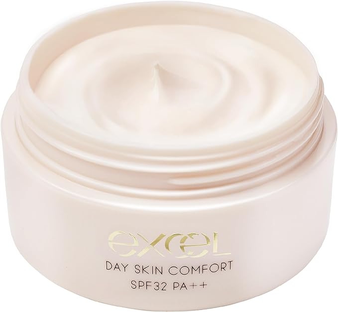 Excel Dayskin Comfort Base Serum Cream All-in-One UV Tone Up Ceramide Glossy Skin - NewNest Australia