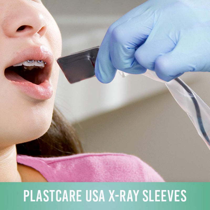Disposable Plastic Digital X-Ray Sensor Cover Barrier Sleeves (Box of 500) (8" x 1 5/8") by PlastCare USA 8" x 1 5/8"