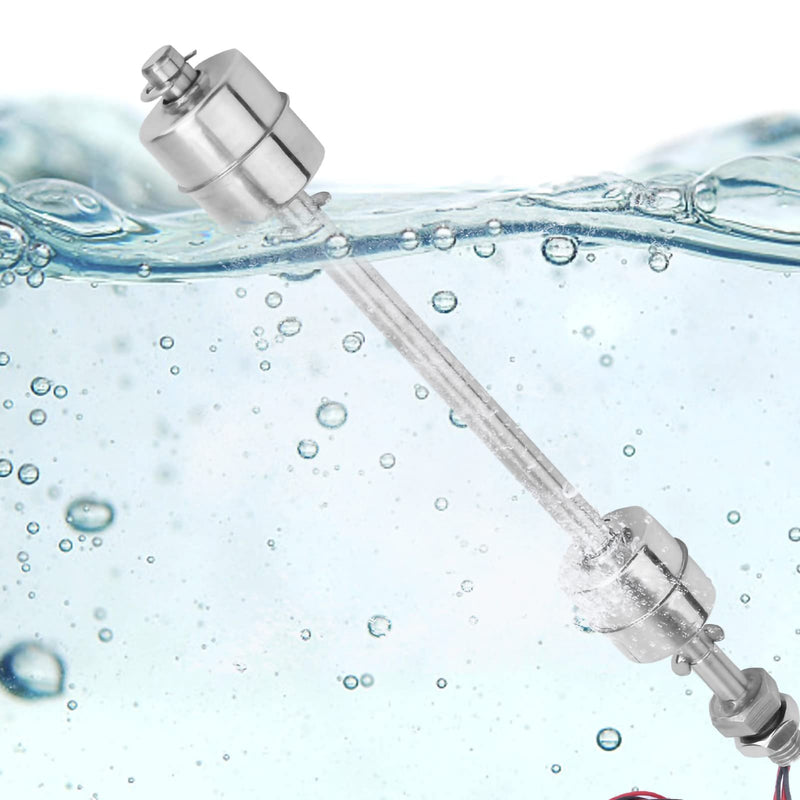 Stainless Steel Switch Water Level Sensor Double Ball Water Level Controller Sensor Switch for Pool(200mm / 7.87in) 200mm / 7.87in
