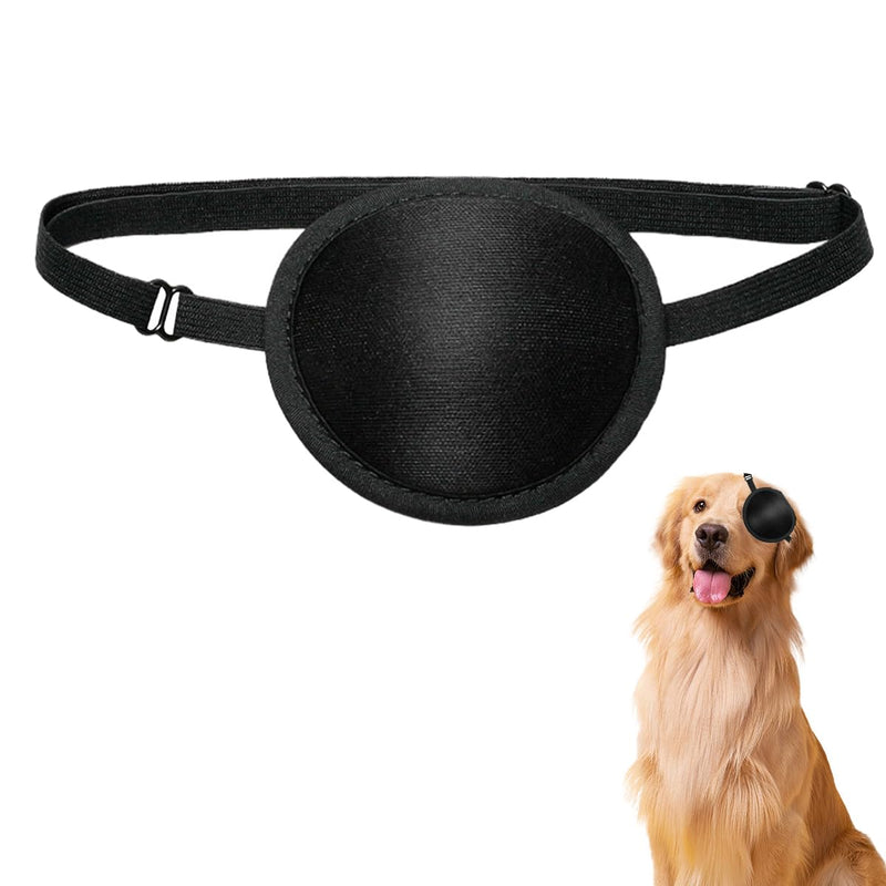 Dog Eye Patch,Small to Large Dogs & Cats Eye Injuries & Surgery Wounds Protection, Black