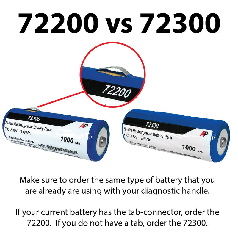 Artisan Power Replacement Battery for the Welch Allyn/Hill-ROM Diagnostic Handle 72300