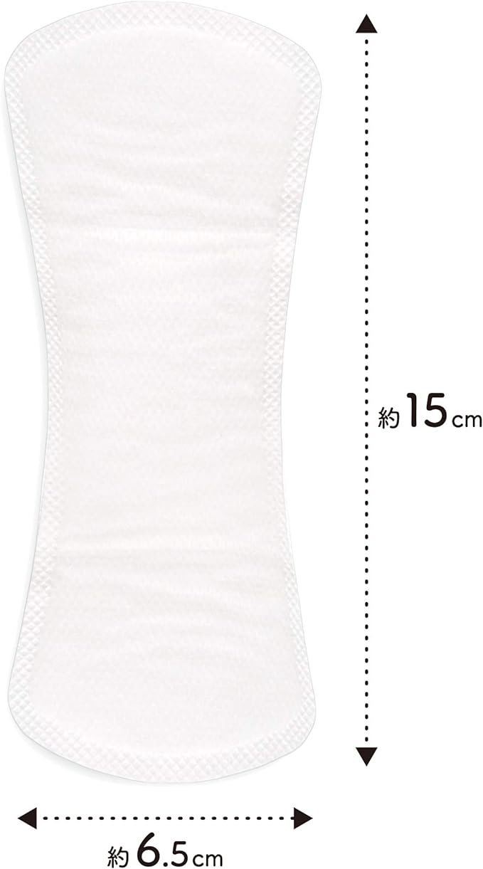 Cotton Lab Organic Cotton Weed Liners, 5.9 inches (15 cm), 40 Sheets x 4 Packs (Prevents Rash) - NewNest Australia