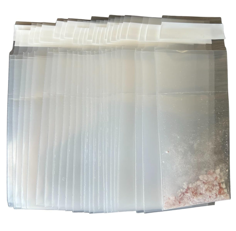 100 Pack of Pill Crusher Pouches, Disposable Medicine Bags for Crushing Tablets, Thick Clear Plastic Packets