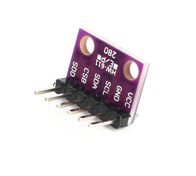 SHILLEHTEK PRE-SOLDERED BMP280 3.3V I2C IIC Digital Atmospheric Pressure, Temperature, and Altitude Sensor Module for Raspberry Pi, Arduino, ESP32, and Other Microcontrollers