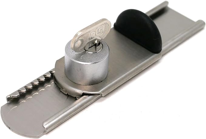 Nihon Lock Service DS-H-15 Hairenu Window Sash Security Lock, Entry Prevention, Hairenu w/ Key - NewNest Australia
