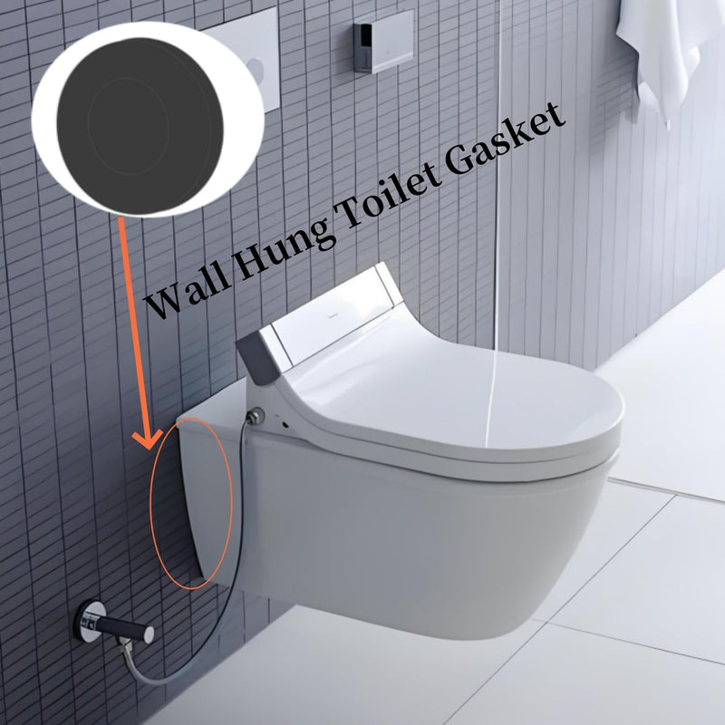 Wall Hung Toilet Gasket Z1200-NEOSEAL-GSKT-4, Z1210-57 4" Bonded Neo Seal Closet Gasket Kit, Fits Rear Discharge Toilet, Rear Outlet Toilet, Rear Flush Toilets 1