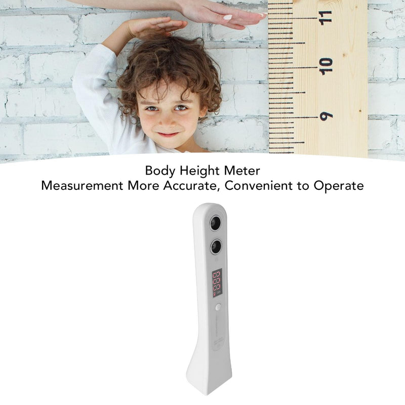 Portable Ultrasound Body Height Stadiometer with LCD Display, Body Height Meter Device for Children and Adults, Handheld Smart Digital Height Measurement Tool