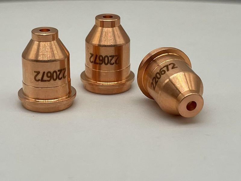 20Pcs 220672 Gouging Nozzle Tip for Hypertherm PMX45 T45V Plasma Cutting Torch Consumables