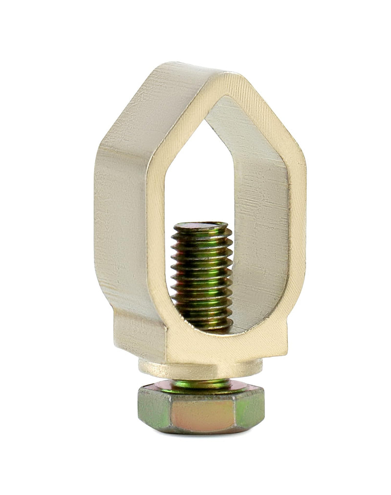 QWORK Direct Burial Ground Rod Clamp, 10 Pack 5/8" Diameter Copper Mechanical Connectors 5/8"