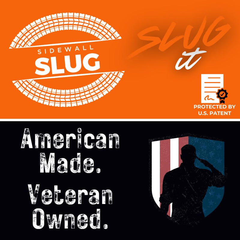 Sidewall Slug Tire Repair Kit Official – Emergency Sidewall Plug for ATV, UTV, Lawn Mower, Golf Cart, and Snow Blower Tires – Heavy-Duty Off-Road Tire Fix – Made in USA 1