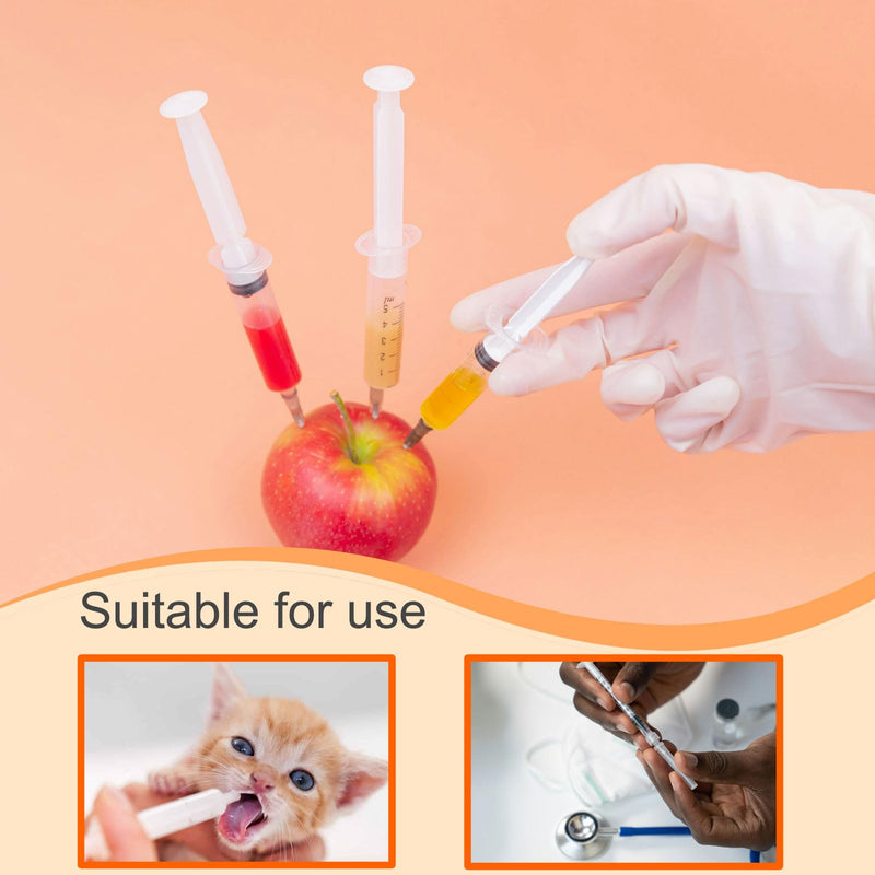 3ml Syringes with Needle - 25G,1.0 inch Needle Luer Lock Syringe,Sterile Individually Wrapped (3ml-25G-30pack) 3ml 30.0