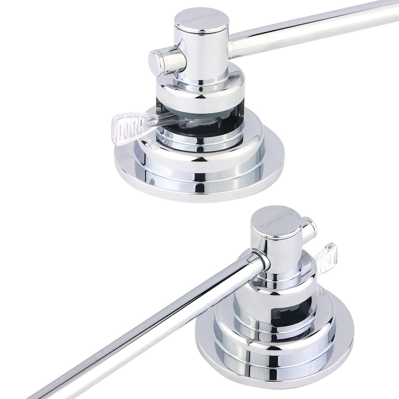 Suction Cup Extendable 17-29" Stainless Steel Towel Bar (Chrome Plating) Chrome Plating