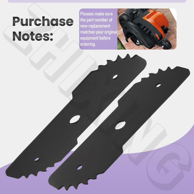 EB-007 7.5-Inch Edge Hog Heavy-Duty Edger Replacement Blade, Compatible with Black-Decker Heavy Duty Edger, 4chunk Indicators - Fits Model LE750, LE710, LE760