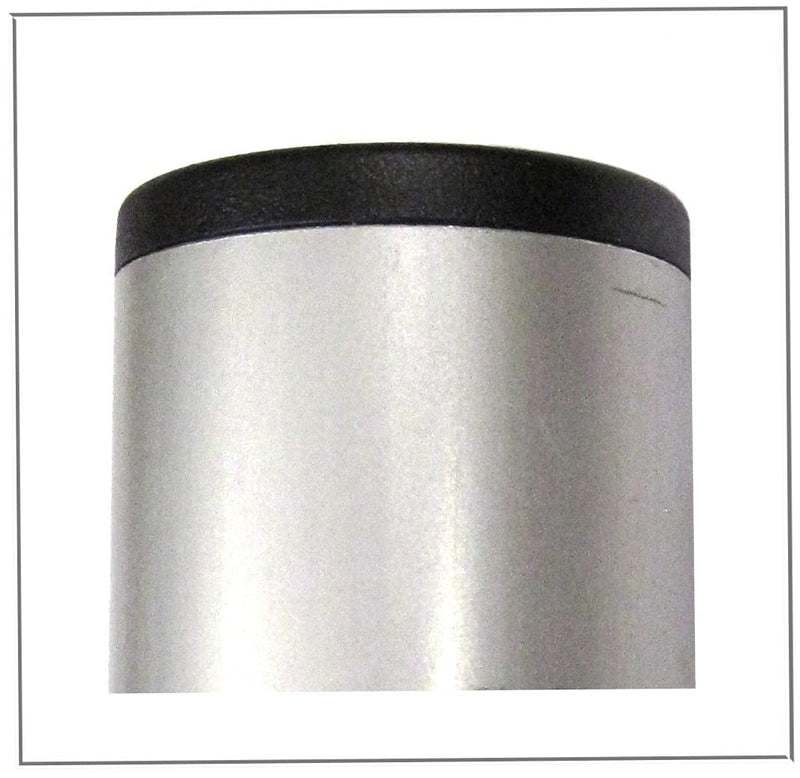 SBD (4 Pack) - 2" Round Black Plastic Tubing Plug, 2 Inch End Cap - Steel Furniture Pipe Tube Cover Insert | Fencing Post - End Caps for Fitness Equipment (14-20 Ga - Grip Range 1.840"-1.930" ID)