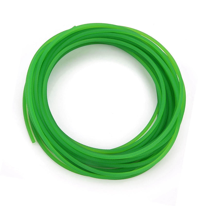 High-Performance Polyurethane Belt Green Rough PU Polyurethane Round Belt for Drive (6mm×10m)