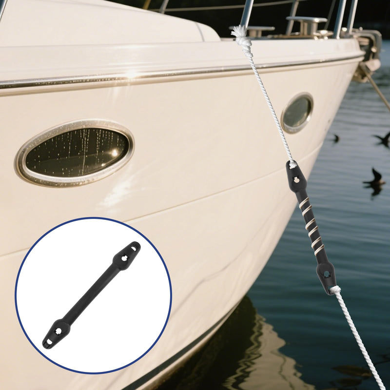 2pcs Boat Mooring Snubber, Heavy-Duty Boat Mooring Snubber Dock Line Accessories Anti-Slip Design Whips with Raised Points Fit for 3/8" - 7/16" (9.5-11mm)