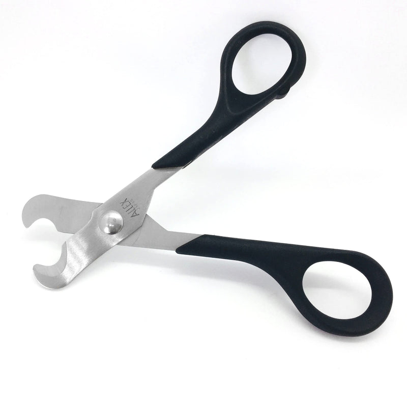 ALLEX Pill Cutter Splitter Scissors for Small and Tiny Pills, Japanese Stainless Steel Blade, Tablet Cutter Scissors, Made in JAPAN Black