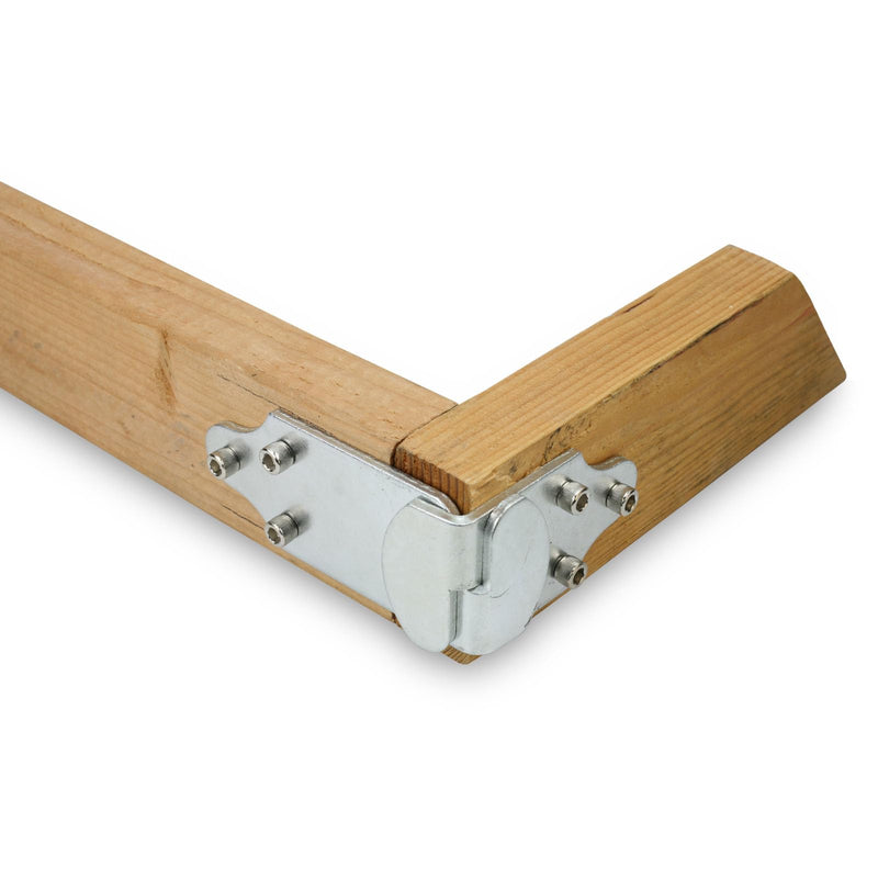 8 PC Utility Trailer Rack Wood Panel Sides Stake Bed Gate Latch Corner Connector Stake Body (4 Corners) T-0009