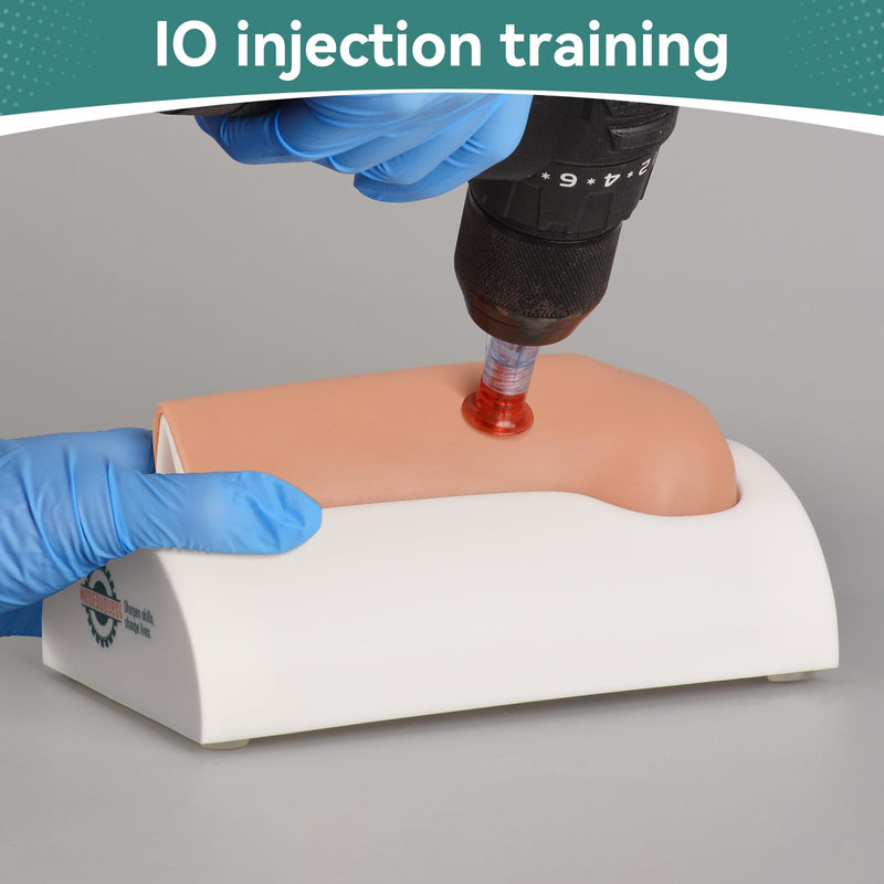 Intraosseous (IO) Access Trainer, Child Intraosseous (IO) Tibia Trainer, Tibial IO Bone for Medical Education