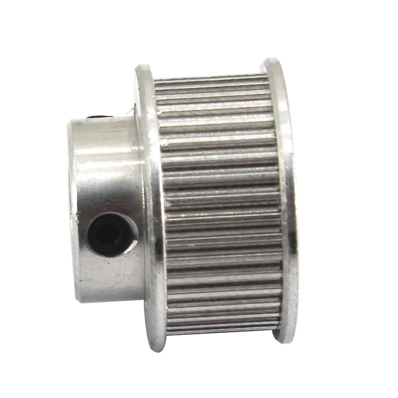 (Pack of 6) GT2 Timing Belt Pulley 40 Teeth 8mm Bore 10mm Width Belt Aluminum Alloy Pulley Wheel for 3D Printer CNC Accessory