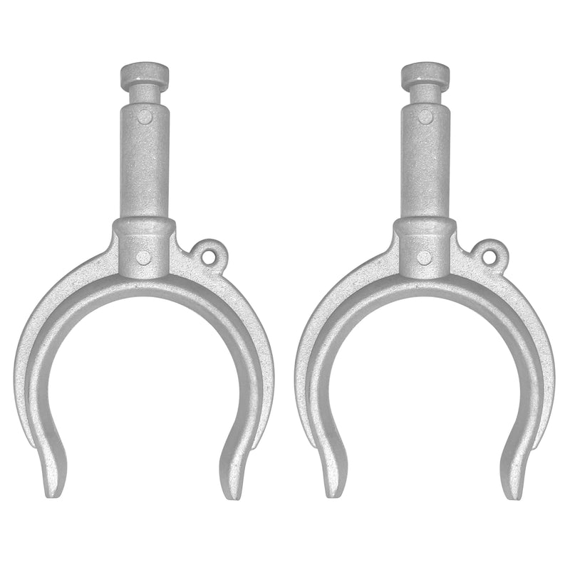 ISURE MARINE 2 pcs Aluminum Oar Lock Oarlock Rowlock Premium Marine Row Boat Dinghy Water Raft Boat Kayak Canoe Oar Lock Rowlock Side Mount