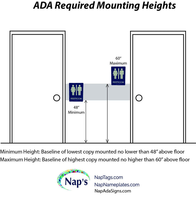 ADA Compliant Sign with Braille (6" x 3", Exit, Burgundy) 6" x 3" Exit, Burgundy