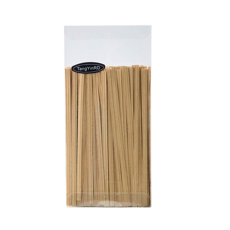 500 Pcs 5" Kraft Paper Twist Ties Reusable Bread Ties, for Party Cello Candy Bread Coffee Bags Cake Pops