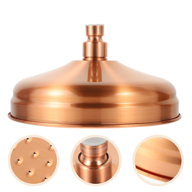 Copper Shower Head High Pressure Rain Shower Head Bath Rainfall Sprinkler Nozzle Replacement for Bathroom