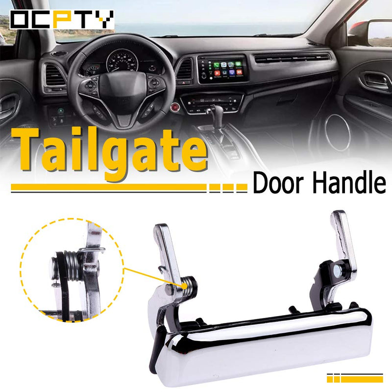 OCPTY Chrome Tailgate Door Handle Exterior Replacement fit 1988-1997 F Super Duty Outside Door Handle
