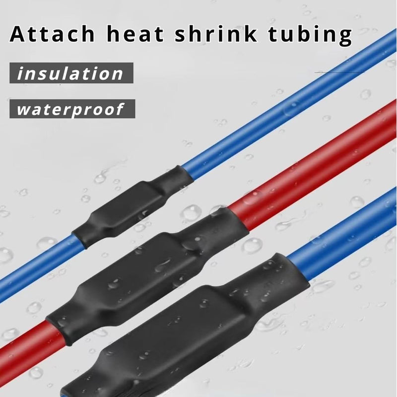 20Pcs 8 AWG Gauge Wire Connector Nut Kit, 20 Amp Splicing Quick Wiring Connection Terminal, Square Circuit Wire Connector with Screws and Heat Shrink Tubes Square-20A
