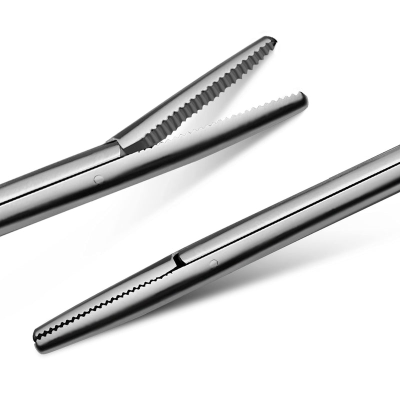 Precise ENT Procedures with Alligator Ear Forceps - Curved Jaw Design, Non-Slip Grip Handle, Fine-Tip, Reusable and Easy to Clean - 5.5 Inches 5.5 Inch