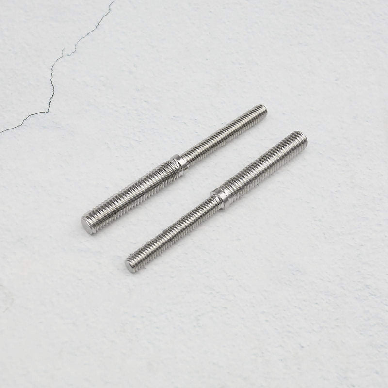 SING F LTD 2Pcs Double End Threaded Stud Screw Bolts M6 to M8 304 Stainless Steel Thread Adapter for Structural Columns Fasteners