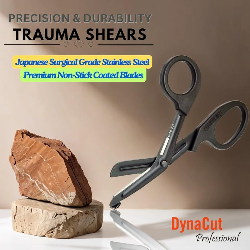 Trauma Shears 7.5" Medical Scissors for EMT, Nurses & First Aid, Kinesiology, Military Tactical, Non-Stick Bandage Scissors with Protective Tip