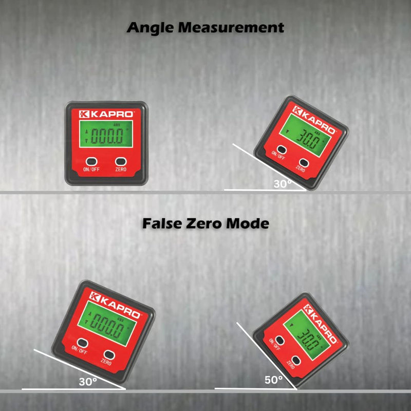 Kapro - 393 DIGI Pro Digital Inclinometer - Magnetic - Pocket Digital Box Level - LCD Display & Automatic Inversion - ±0.1 Level and Plum Angles - Pocket Sized - 2.4” | Pocket Digital Box Level - LCD Display & Automatic Inversion - ±0.1 Level and Plum ...