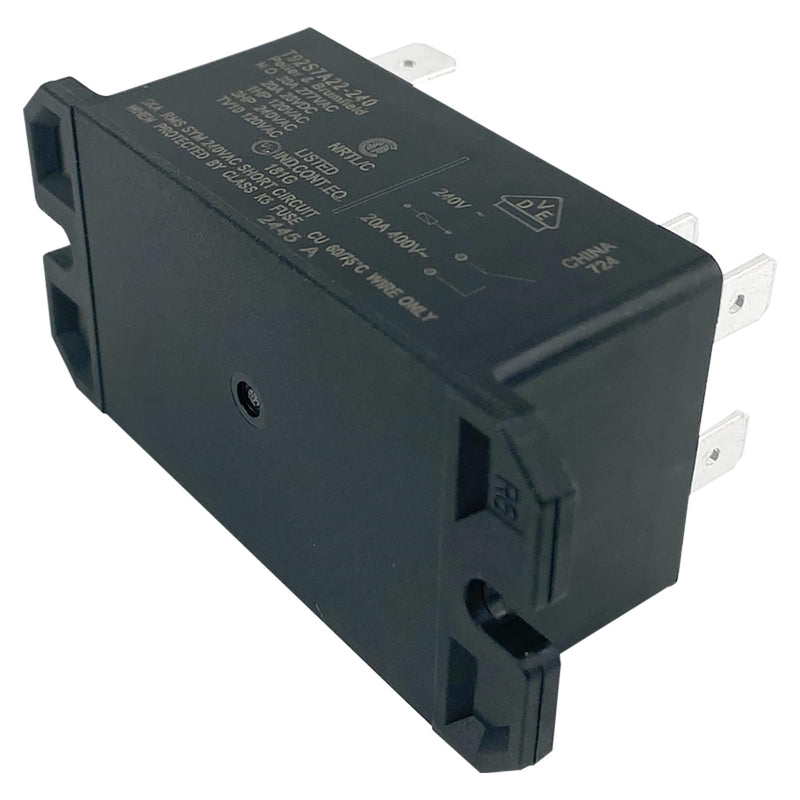 T92S7A22-240 Power Relay (2-Pack), 6-Pin DPST-NO 30A 240VAC Compatible with RV Rooftop AC, Heat Pumps & HVAC Systems, Mechanical Replacement for Blower Motor & Compressor Control 2